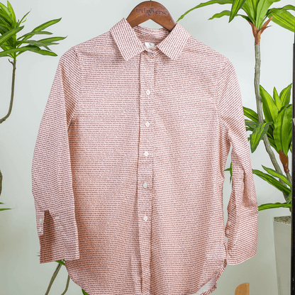 Psalm 91 Women's Linen Textured Cotton Short 3/4 Sleeve Shirt