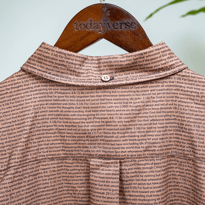 Personalized Men's Linen Textured Cotton Short Sleeve Shirt