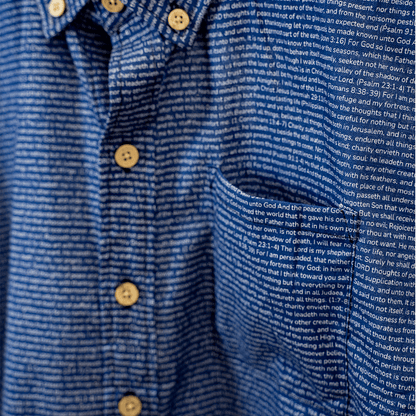 Personalized Men's Linen Textured Cotton Short Sleeve Shirt
