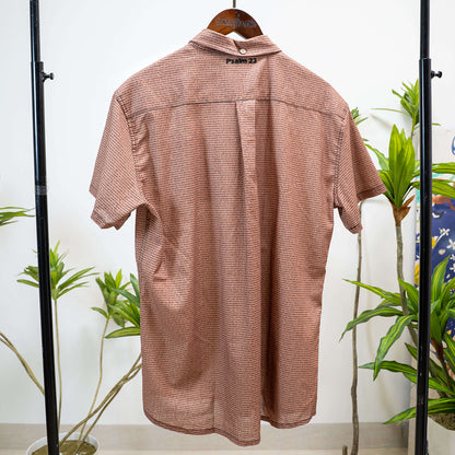 Psalm 23 Men's Linen Textured Cotton Short Sleeve Shirt