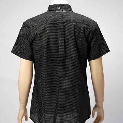Psalm 23 Men's Linen Textured Cotton Short Sleeve Shirt